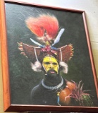 Framed Warrior Painting 25