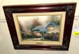 Framed Thomas Kinkade Picture with COA 18