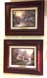 2 Framed Thomas Kinkade Art w/COA's 12