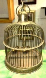 Vintage Brass Bird Cage From India 18