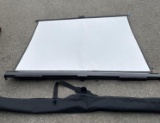Draper Inc 77IN Piper Portable Screen with Carry Case- Like New