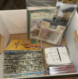Collection of Little Golden Books, One Stroke Painting Books, Brushes and Billie Holiday cd set