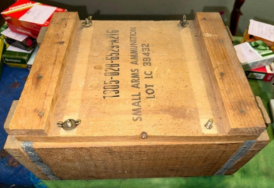 Military Wood Ammo Box