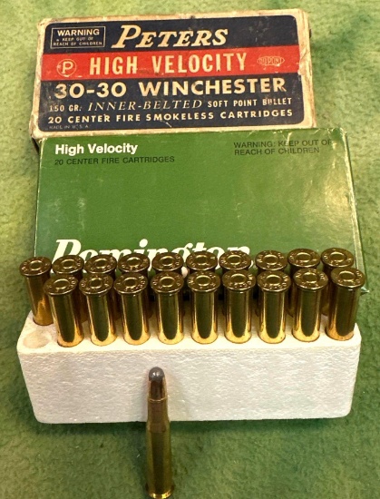 40 Rounds of 30/30 Ammo