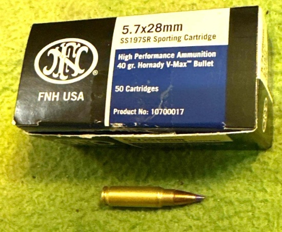 50 Rounds of 5.78x28 FNH Ammo