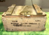 Military Wood Ammo Box
