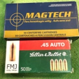 100 Rounds of 45 cal Ammo