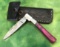 Folding Knife with Sheath 4