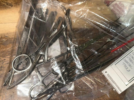 Lot of stainless Steel Dental Tools
