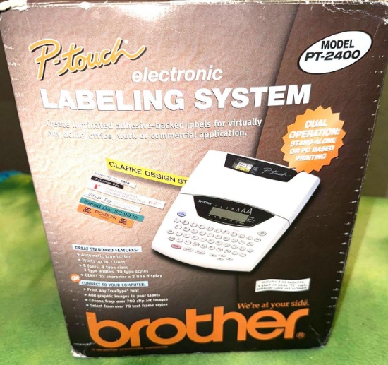 NIB Brother P Touch Labeling System PT-2400