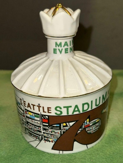 Vintage Seattle Kingdome Bourbon Bottle- Empty