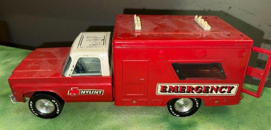 1970's Nylint Pressed Steel Ambulance Truck