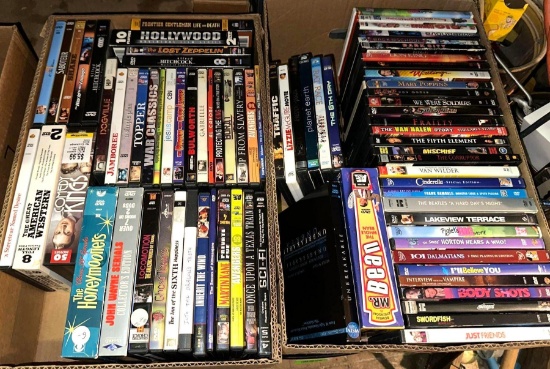 60+ DVD's