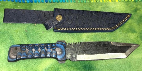 Fixed Blade Knife 12" Long with Sheath