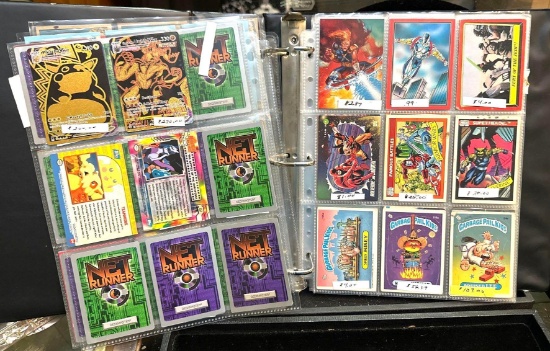 Binder Full of Vintage Trading Cards- Marvel, Pokemon, Garbage Pail Kids & More