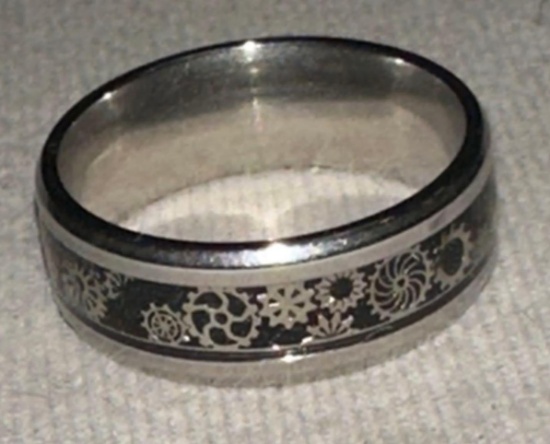 Ring with Gears size 10