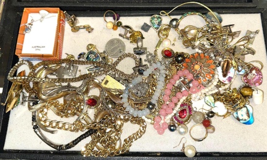 Unsorted Jewelry- Including Australian Opal