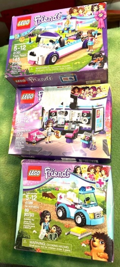 Lego Friends Lot- 41086, 41103 and 41301