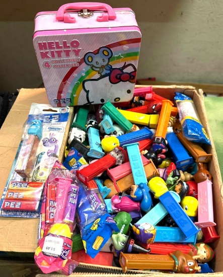 Box Full of PEZ - HUGE Collection