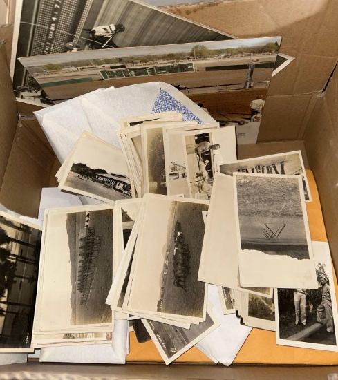 Box of Old Photographs- Some are from WWII