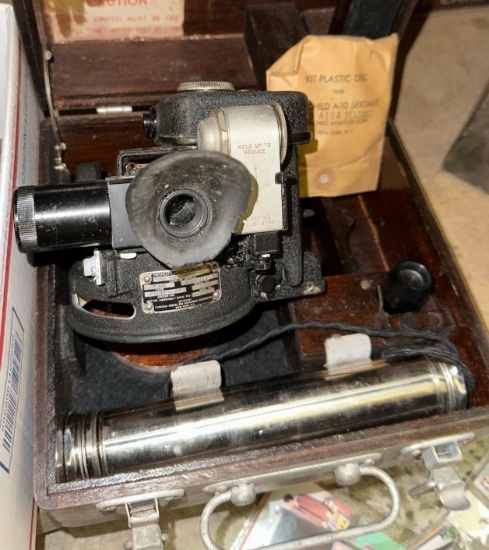Old Sextant Kit Type A-10A, Fairchild Camera- for aircraft