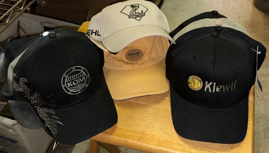 12 Construction Jobsite Hats- New and Used