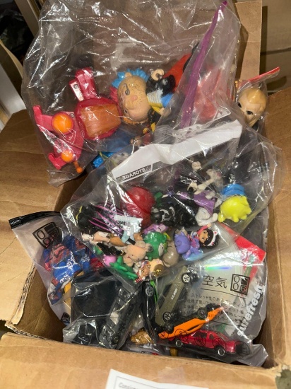 Box of Collectible Kids toys
