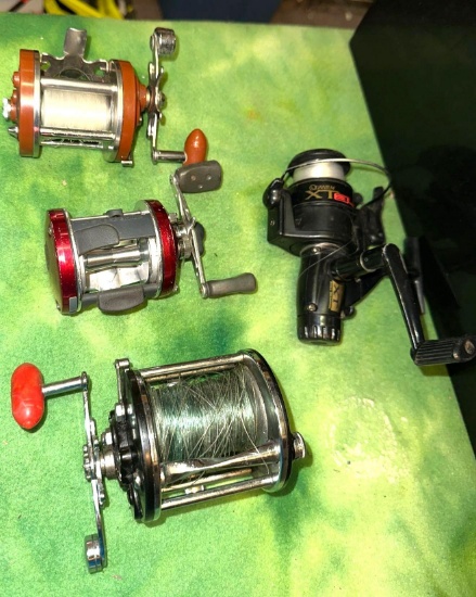 Fishing Reel Lot- Zebco, Penn, Eagle Claw Model 502