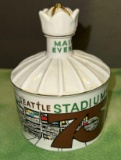 Vintage Seattle Kingdome Bourbon Bottle- Empty