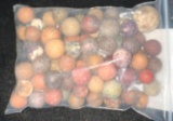 Bag Full of Vintage Clay Marbles