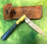Folding Pocket knife with Sheath 4