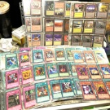 9 Pages of VTG Magic the Gathering Cards & 12 pages of VTG Yu-Gi-oh Trading Cards Japanese 1st edit.