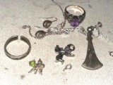 Assorted Sterling Silver Jewelry