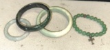 4 Jade Bracelets