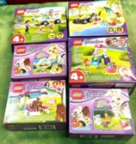 Lego Friends Lot- 41089, 41088, 41087, 41694, 41396 and 41697