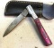 Folding Pocket knife with Sheath 4