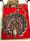Vintage Large Peacock Necklace with Rhinestones