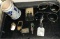Lot of Collectibles- Antique Blue German Stein, 2 pairs of Old Pilot Sunglasses etc