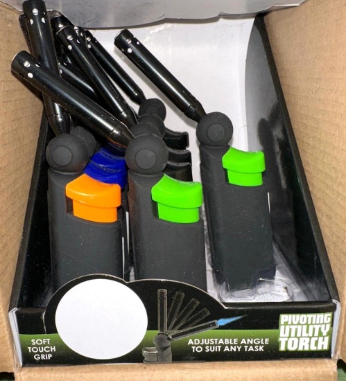 New case of 9 Pivoting Utility Torches