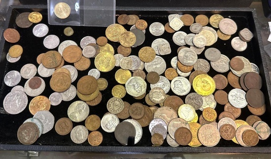 Lot of Unsearched Foreign Coins