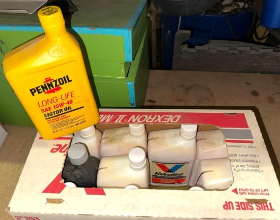 11 Qts Valoline Dextron II Mercon and 1 qt SAE 1.5w-40