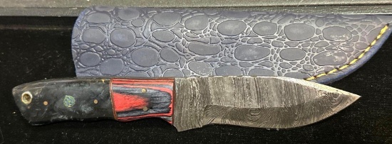 Fixed Blade Knife and Sheath 4" Blade