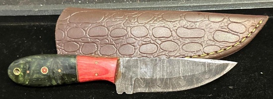Fixed Blade Knife and Sheath 4" Blade