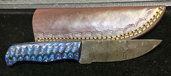 Fixed Blade Knife and Sheath 4" Blade