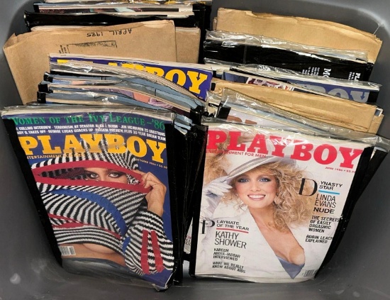 Big Group of Vintage Playboy Magazines
