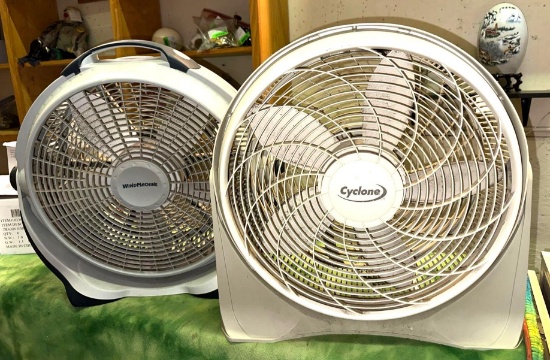 2 Fans- Lasko Cyclone & Wind Machine