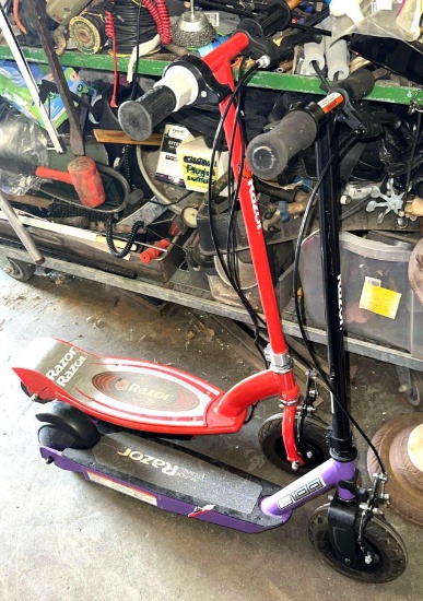 2 Electric Razor Scooters- No Chargers