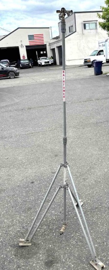 Rain Tower Sprinkler on Tripod