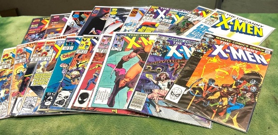 20 Uncanny X-Men Comic Books