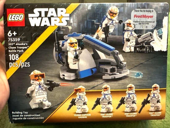 NIB Lego Star Wars #75359 332nd Ahsoka's Clone Trooper Battle pack